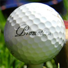 Promotion on a golf ball