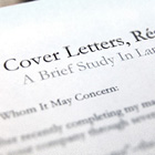 Cover Letters, Résumés, and Interviews