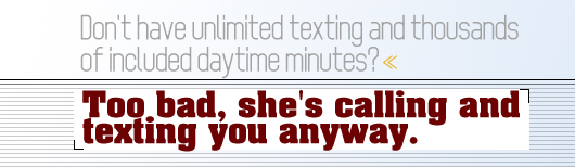 Article quote - Too bad shes calling and texting anyway
