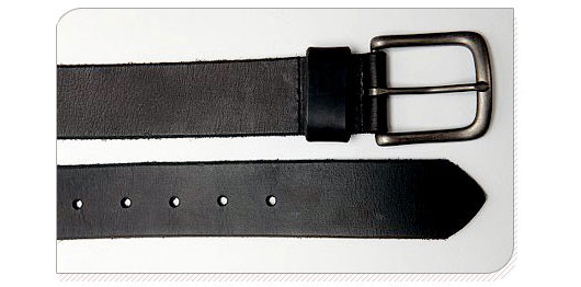 A close up of a belt
