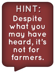 Text - Despite what you may have heard its not or farmers