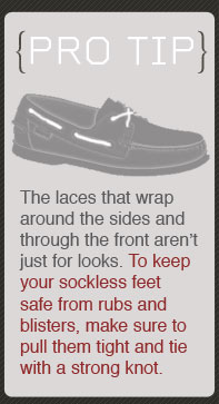 The laces that wrap around the sides arent just for looks