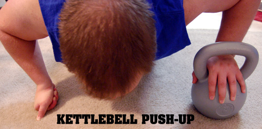 Kettlebell push-up
