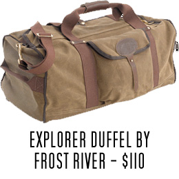 Frost River duffel bag