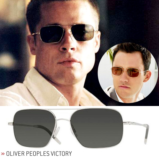 2 actors wearing Oliver Peoples sunglasses