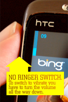 No ringer switch on windows phone