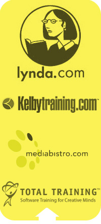 Lynda kelby training media bistro logos