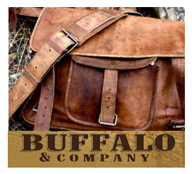 Buffalo and company bag and logo