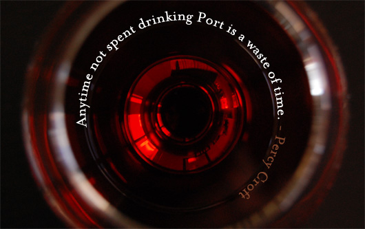 port wine quote on bottle
