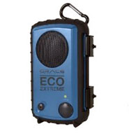 A close up of a eco radio