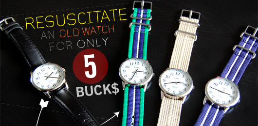 Resuscitate An Old Watch For Only 5 Bucks