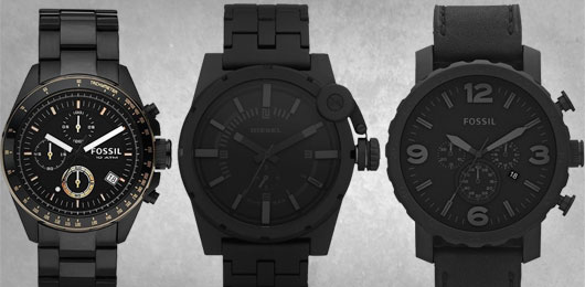 9 Beautiful Black on Black Watches