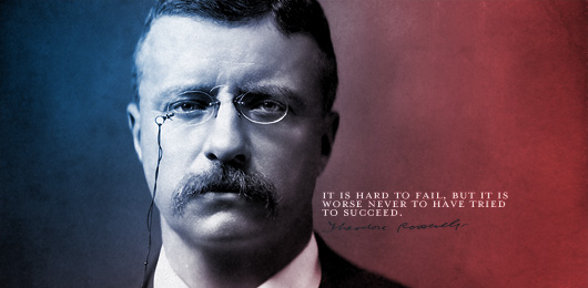 Wednesday Wallpaper: Failure vs Success by Teddy Roosevelt