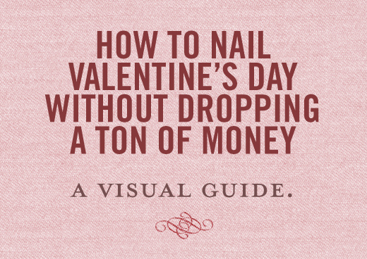 How to Nail Valentine’s Day Without Dropping a Ton of Money – A Visual Guide