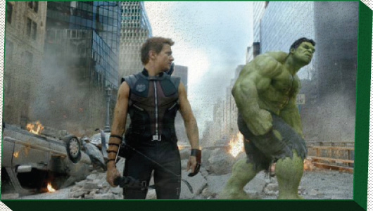 Hawkeye and The Hulk