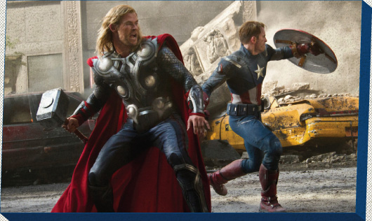 Thor and Captain America
