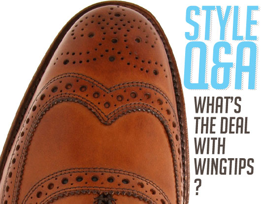 wingtip shoes history