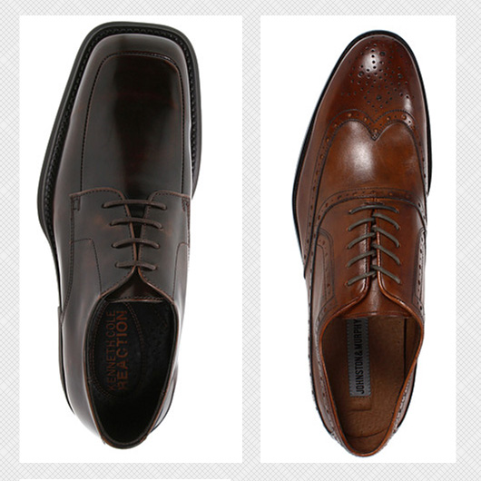 square toe and round toe dress shoes