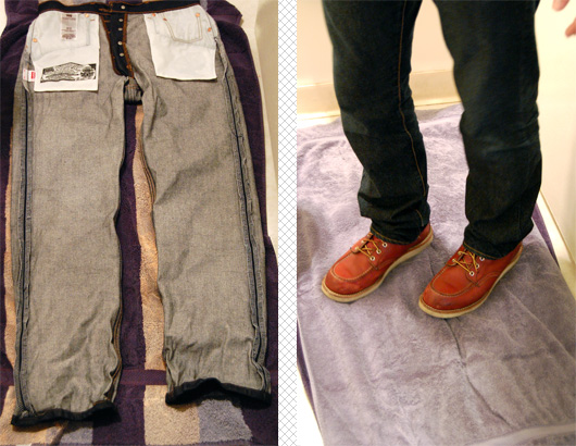 how to shrink to fit jeans