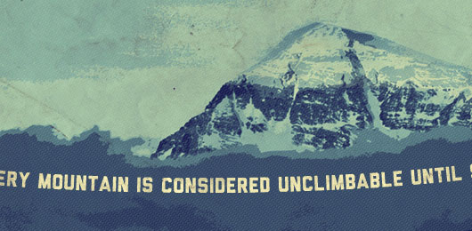 Monday Motivation: The Unclimbable Mountain [wallpaper]