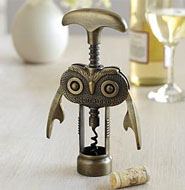 Owl wine bottle opener