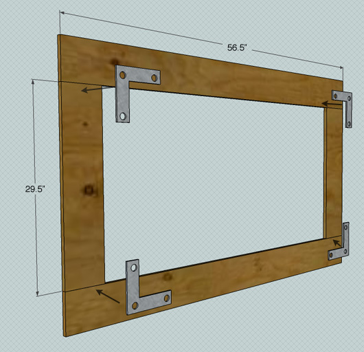 3d rendering of frame assembly