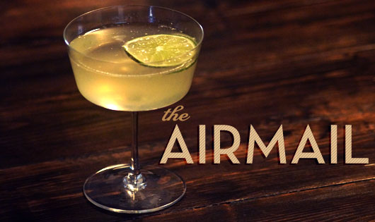 Airmail cocktail