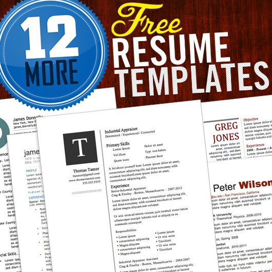 Freeware resume template