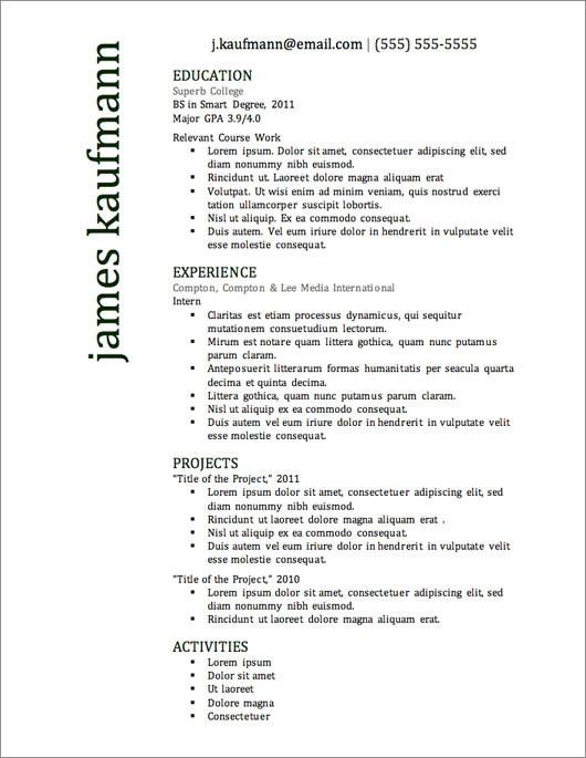 Best resume ideas