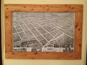 Reader submitted project map and frame