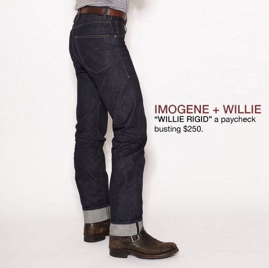 Imogene + Willie Rigid selvedge jeans