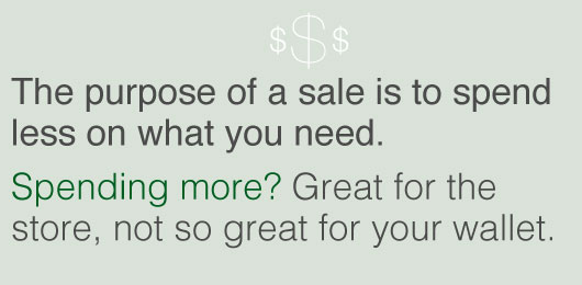 Article quote inset - Spending more, great for the store not for your wallet