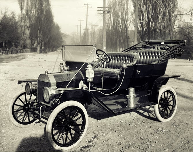 An advertisement for the Model T in 1910.