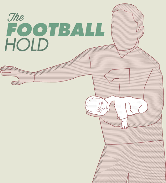 football baby hold