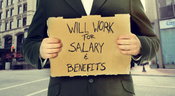 Will for salary and benefits sign