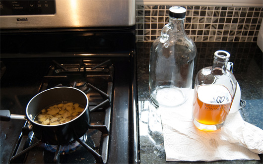 Boiling homemade bitters