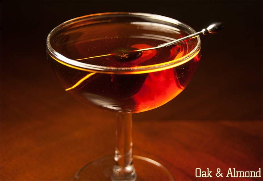 oak and almond cocktail recipe