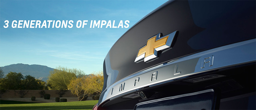 3 generations of Impalas.