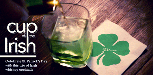 Cup of the Irish: 3 Irish Whiskey Cocktails