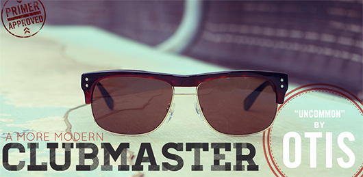 A More Modern Clubmaster: “Uncommon” Sunglasses by Otis Eyewear