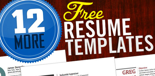12 more free resume templates