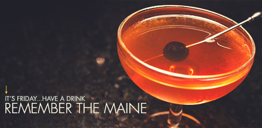 The Remember The Maine Cocktail Recipe: An Excellent Manhattan Variant Cocktail
