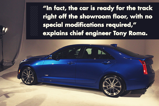 Cadillac ATS-V with engineer quote