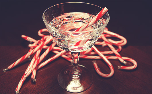 Candy Cane cocktail holiday cocktail