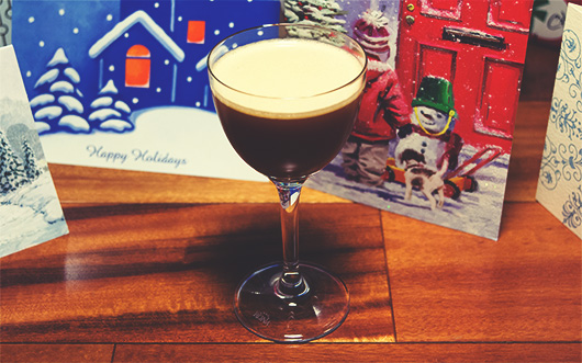 Ginger Snap cocktail holiday cocktail