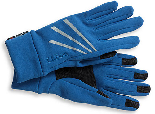 LLBean blue gloves