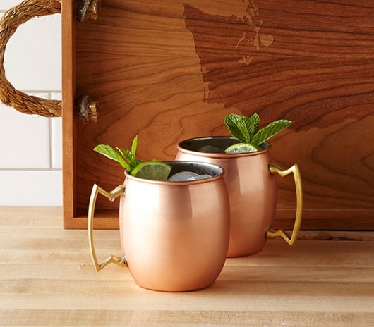 Moscow Mule Copper Mugs, 2 / $38