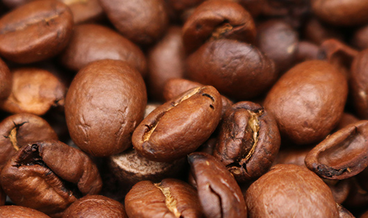 Close up of coffee bean