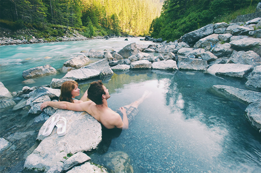 hot springs winter date idea