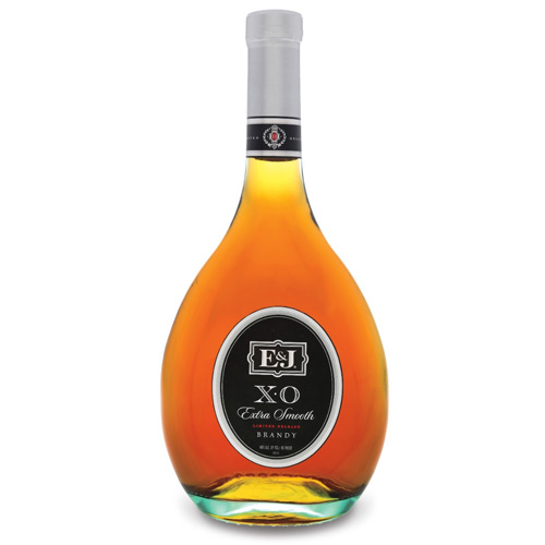 E&J XO American Brandy bottle